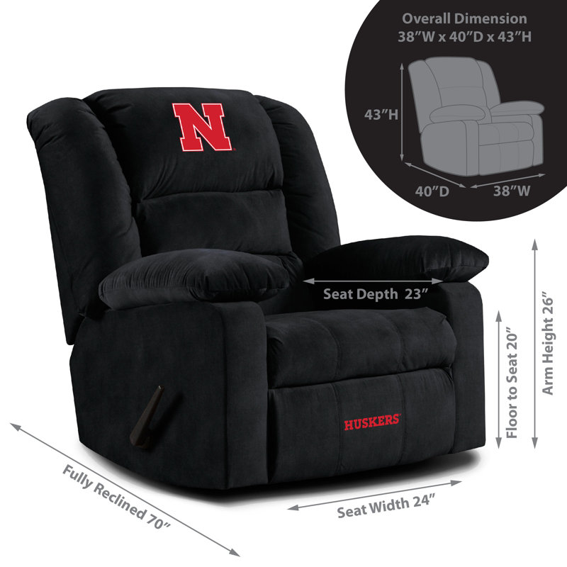 College Playoff Recliner, University of Nebraska, Lincoln