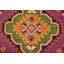 Tapis de couloir oriental géométrique 3x12