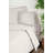 Luxurious Ranforce Double Quilt Cover Set - 100% Cotton, 79 x 79 inches | 155 Thread Count, Machine Washable | Includes 2 Pillowcases 23.6 x 23.6 inches with Envelope Closure | Elegant White Color for Cozy Bedrooms-112233277-112233272