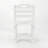 Set Of 2 White HDPE Patio Dining Chairs-2036596117