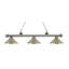 Luminaire suspendu linéaire à 3 lumières pour table de billard Chevelle-71747803-22737159-22737163