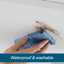 Carreaux de plafond à bordure apparente en stuc blanc 2 pi x 2 pi Genesis - Installation facile à poser - Imperméable, lavable et ignifuge - PVC de haute qualité pour prévenir les bris - Paquet de 12 carreaux-100014646