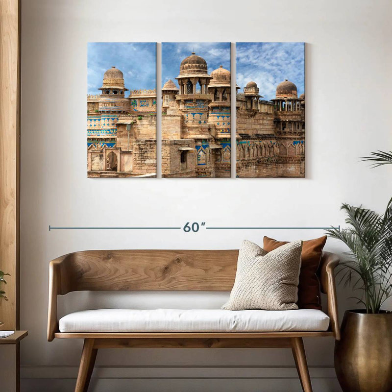 Lilie Gwalior Fort, 28" H x 45" W
