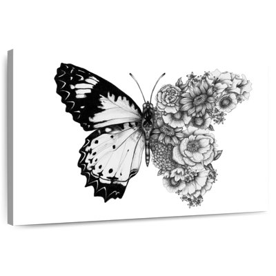 Brampt papillon en fleurs I