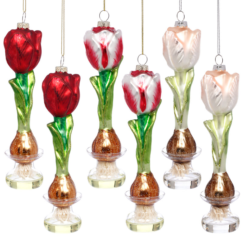 Tulip Bulb Ornament, 7 Inches