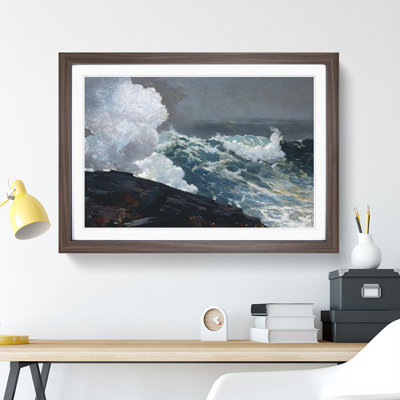Northeaster by Winslow Homer - Picture Frame Painting