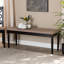 Polyester Blend Upholstered Bench-1615121025-1615121030