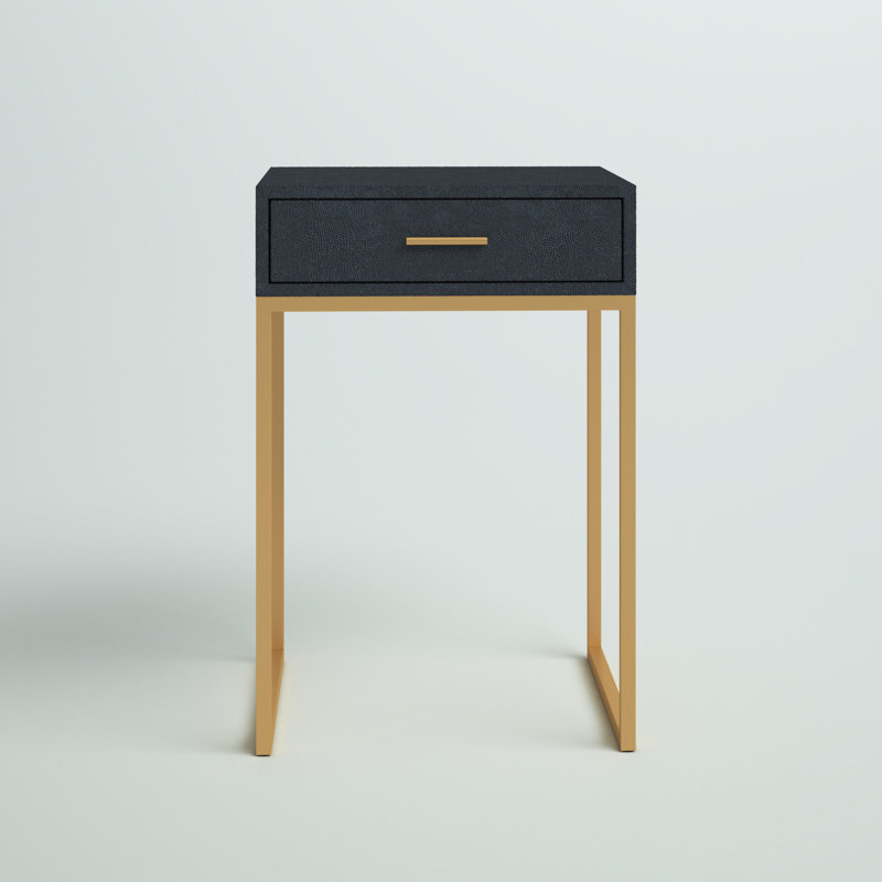 Garver End Table with Storage