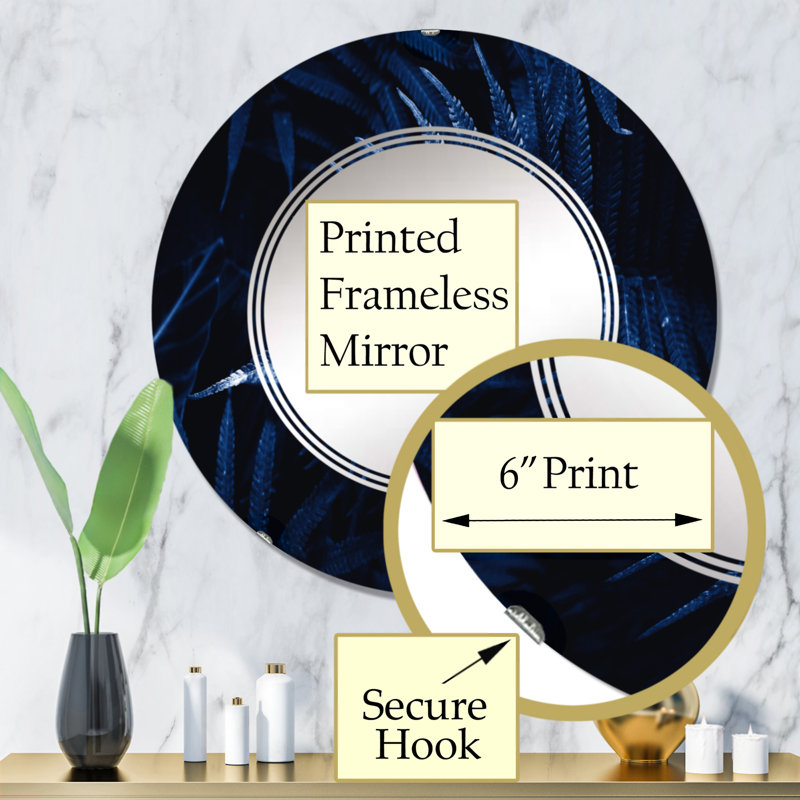 Miroir de salle de bain sans cadre, 32 po x 32 po
