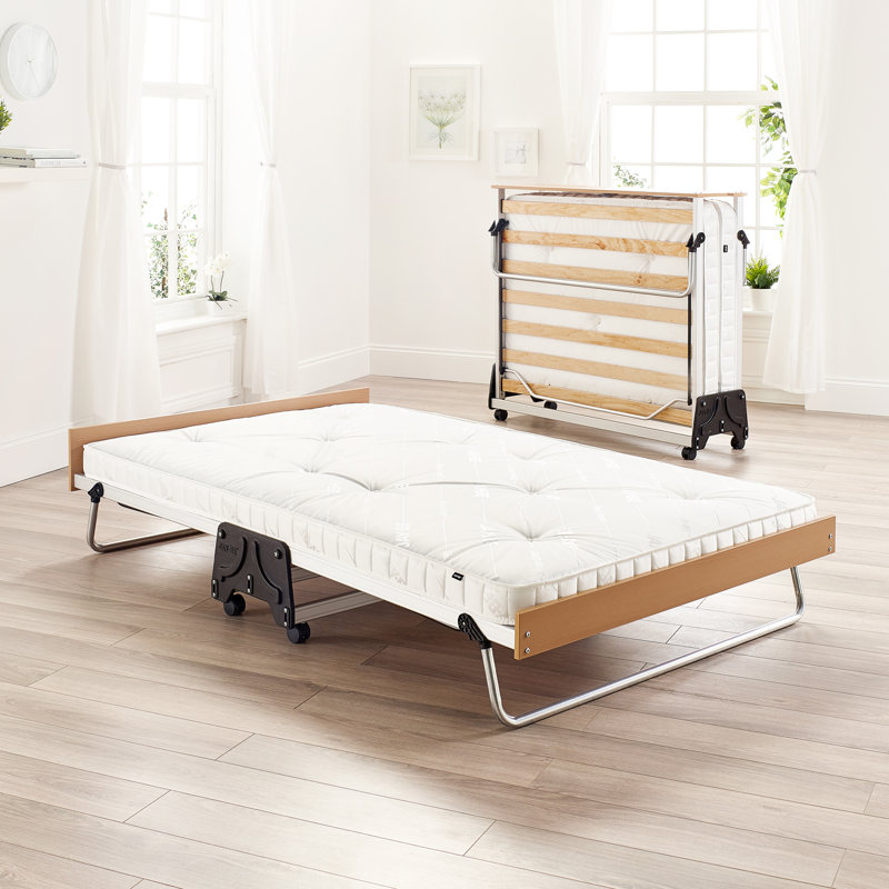 J-Bed Solid Wood with Mattress, Small Double (4')