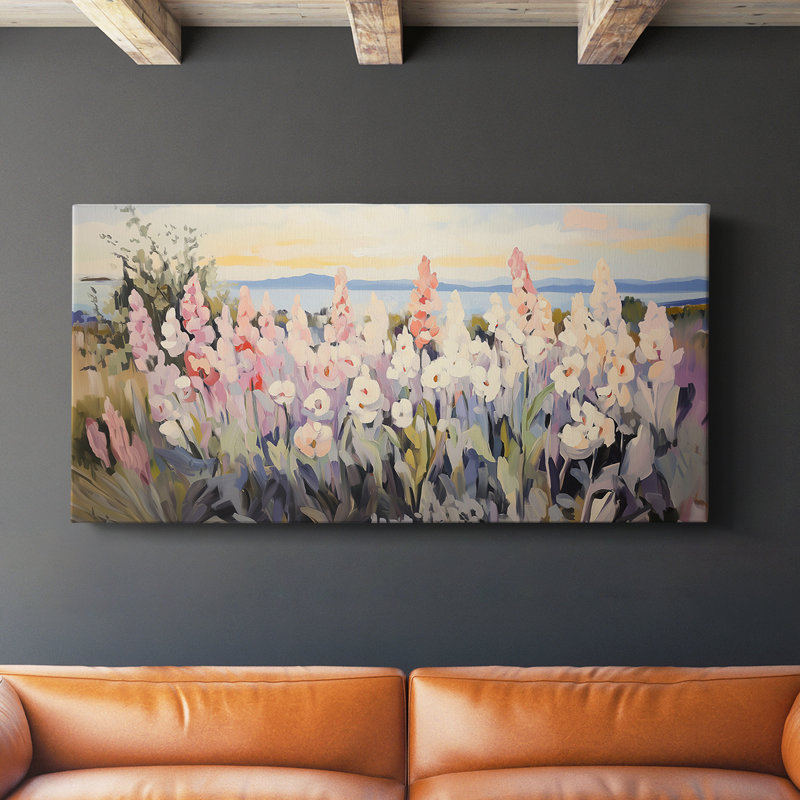 Botanical Series-CCXCV III - Toile tendue avec châssis - Prêt à être accroché, H 16 po x l 32 po