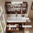 35.83"Solid + Manufactured Wood Bathroom Washbasin Vanity With a Mirror Cabinet-2089298519
