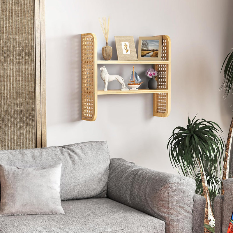 Natural Rattan Wall Frame