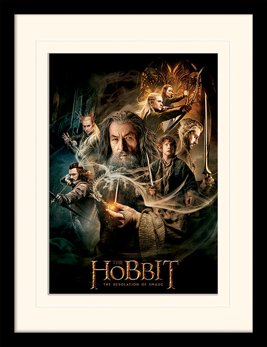 The Hobbit - DOS Framed Vintage Advertisement