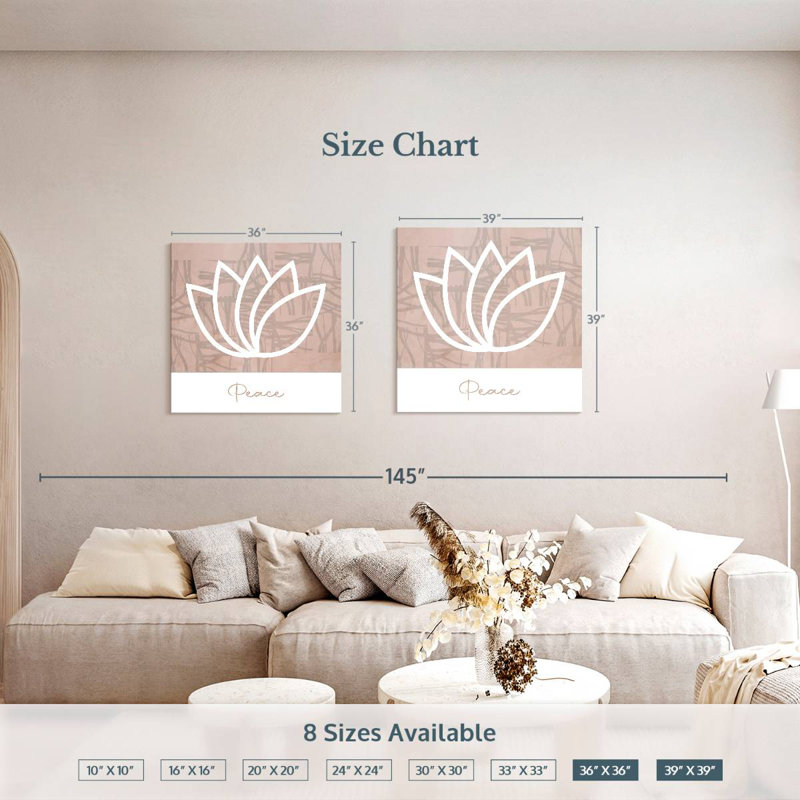 Lotus Tergel Peace, H 39 po x l 39 po