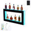 Étagère à boissons alcoolisée à DEL avec 2 marches, étagère à boissons alcoolisées 24 pouces avec télécommande à distance et contrôle des applications Étagères à boissons en acrylique multicolore