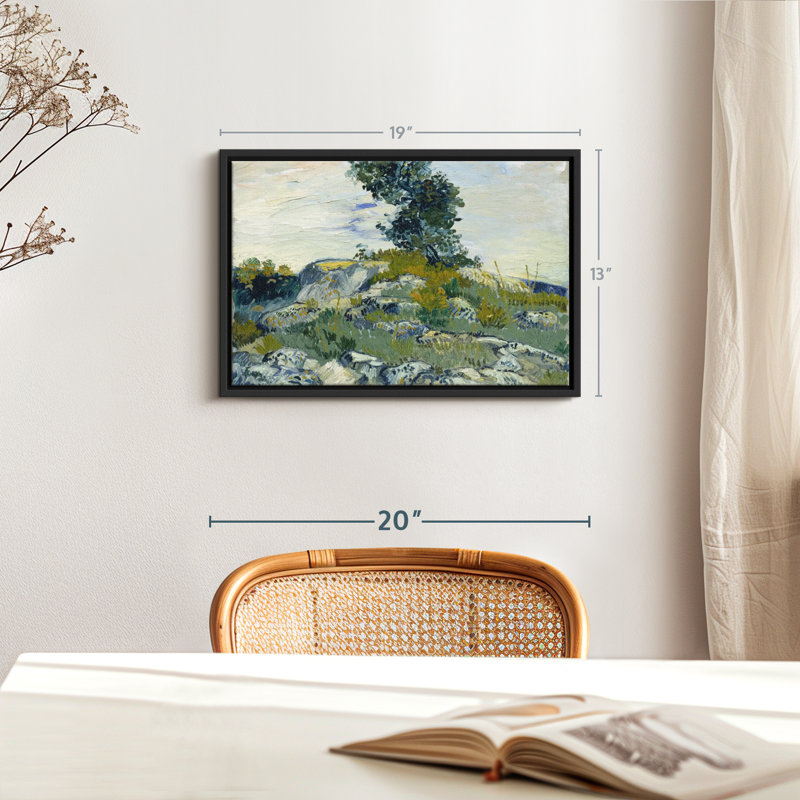 Floral et botanique «The Rocks Canvas Print», H 13 po x l 19 po