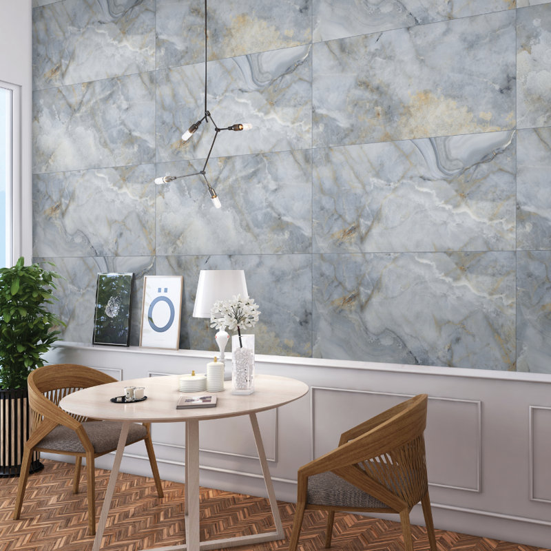Carreau de porcelaine mat 24 "x 48" Nova, Azul mat