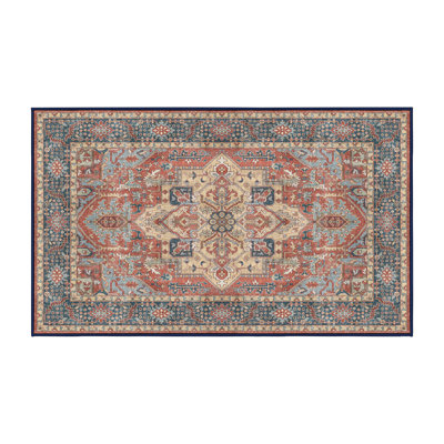 Fitor Hand Loomed Washable Oriental Indoor Rug
