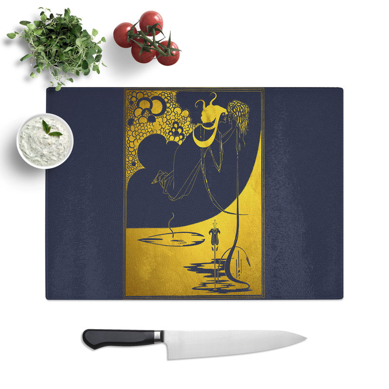 The Climax by Aubrey Beardsley Chopping Board, 28.5cm W x 39cm L