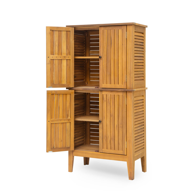 Armoire en bois d'acacia Kedzie