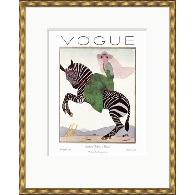 Vogue Cover, Southern Fashions, Andre Marty, January 15, 1926