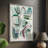Sea Abstract II Framed Print - Solid Wood-1842714168