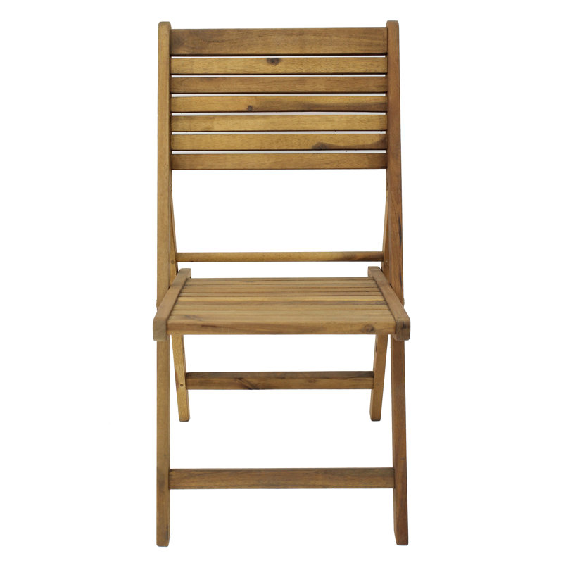 Chaise de terrasse pliante en acacia Canale