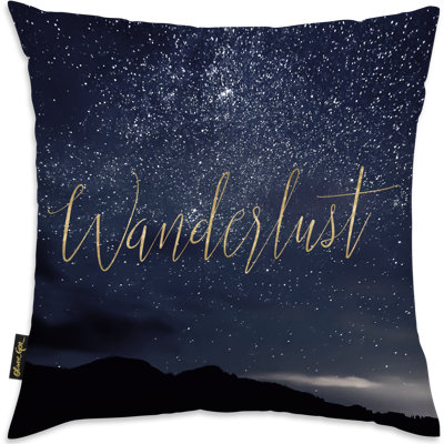 Wanderlust Stars Throw Pillow