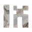 Serre-livres modernes en pierre naturelle Marble Duo