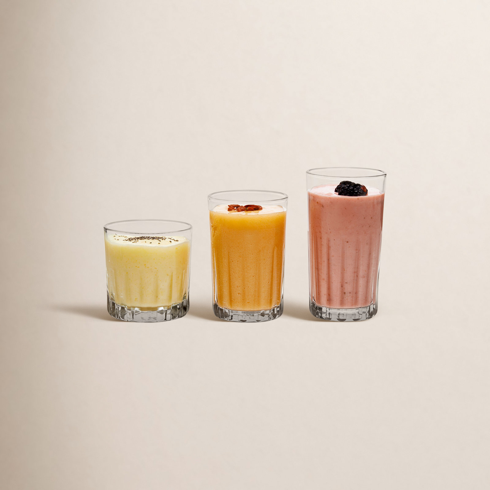 Ribbed Drinking Glass
