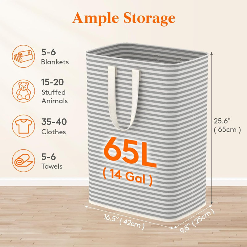 Cotton Blend, Polyester Laundry Cart