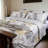 Polyester Satin Floral Duvet Cover-1765379065