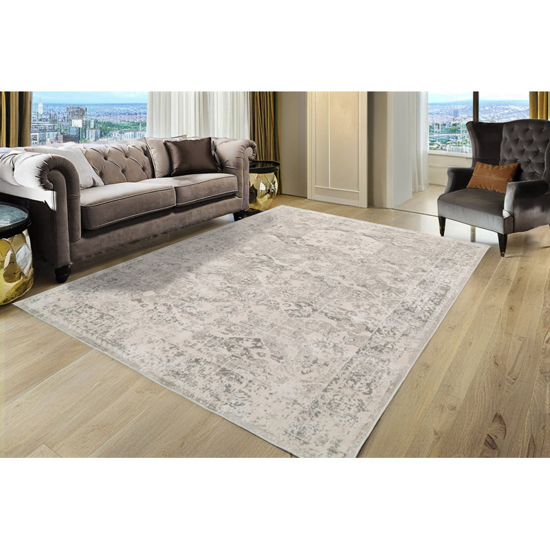Grisby Oriental Indoor Rug, Rectangle 6'7" x 9'6"