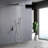 Shower System Shower Faucet Combo Set Wall Mounted With 10" Rainfall Shower Head And Handheld Shower Faucet