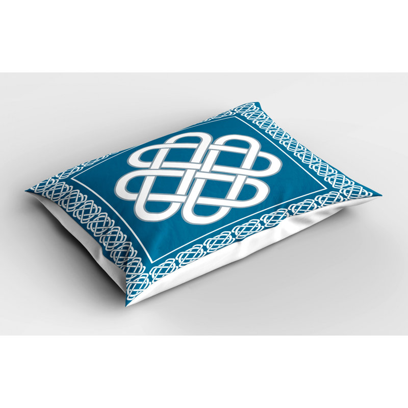 Celtic Polyester Geometric Sham Set, Twin