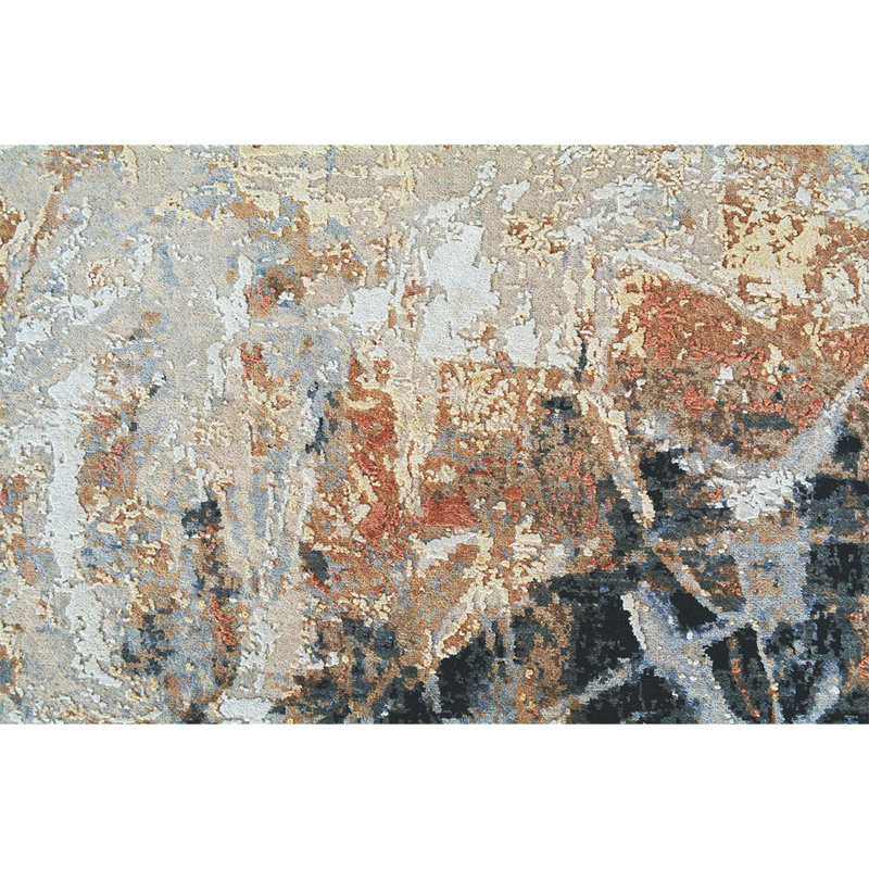 Abstract Area Rug, Rectangle 4' x 6'