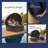 All-Weather Rattan Round Lounge Canopy Bed with Retractable Canopy & Lift Coffee Table – Navy Blue-129200419