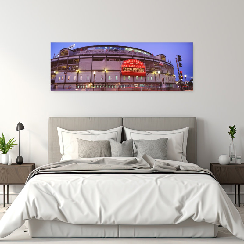 «Illinois», Chicago, Cubs, Baseball Contemporary Art, art mural, H 60 po x l 20 po