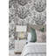 Avian Fountain Toile Wallpaper Roll-316777125