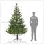 Arbre de Noël en cèdre réaliste de 7 pi avec 2901 pointes, assemblage facile et conception ignifuge pour un décor des Fêtes sécuritaire-1456760294