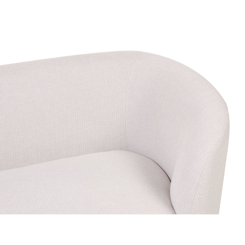Jenkin Loveseat, Beige/Gold, Gold