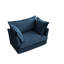 Fauteuil de luxe en bleu, tissu chenille, siège profond, tissu de grand dossier avec housses amovibles et coussins multiples, confortable-1678649678-1678649679