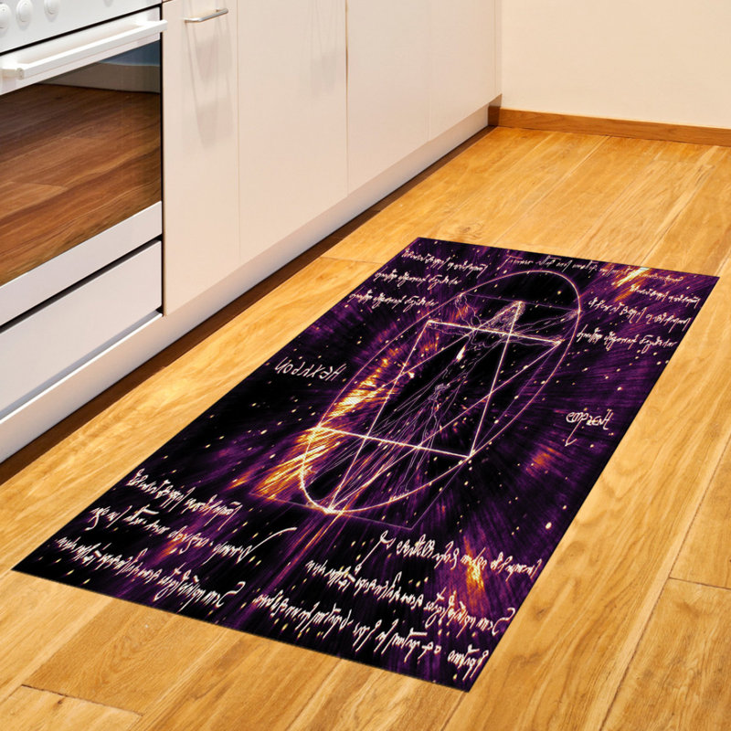 Geometry High Density Long Fiber Poly Threads Decorative Area Rug Carpet, Rectangle 2'7" x 5'