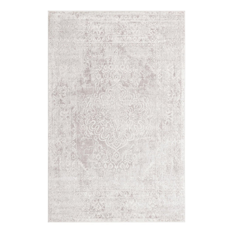 Audres Oriental Gray/Ivory Area Rug