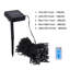 2000cm Solar Powered 200 - Bulb Cord String Light