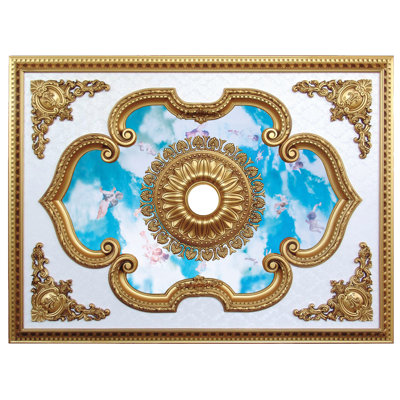 Angel Rectangle Ceiling Medallion