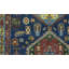 Hand-Knotted High-Quality Blue and Light Blue Runner