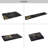 Black Washable Rug 8X10 Area Rug (Black+Gold, 8' X 10')-1018500608