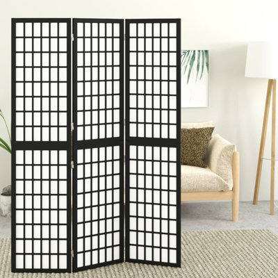 Leunne 170cm H Solid Wood Folding Room Divider